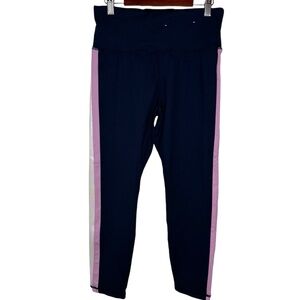 Juicy Couture Sport Navy Pink White Legging Pants - Size Medium